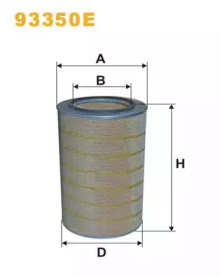 WIX FILTERS 93350e -  Воздушный фильтр